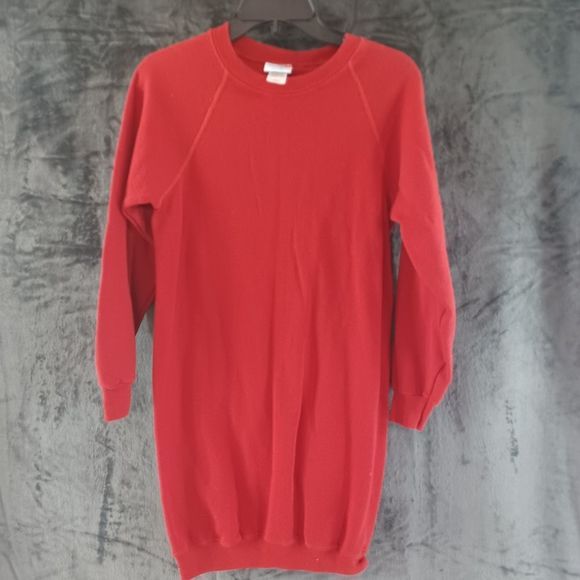 Vintage Wrangler Sweat Shirt  Dress 3/4 sleeve - Picture 1 of 3